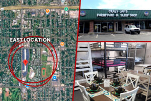 Crazy Jay's Furniture and Sleep Shop located in East Wichita is found in Parklane Shopping Center