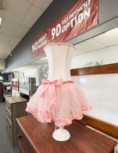 This fun Ballerina Lamp adds just the right touch of fun to your tiny dancer's space!