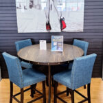 Looking to upgrade your dining room but not where to start? Check out this dining set complete with chic wall art, ready to spruce up your dining room just in time for Christmas Eve Dinner!