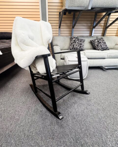 This rocking chair and super-soft throw blanket make a great gift for anyone!