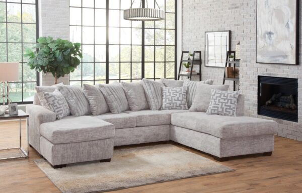 Delta Galactic Oyster Small 3-Piece Sectional