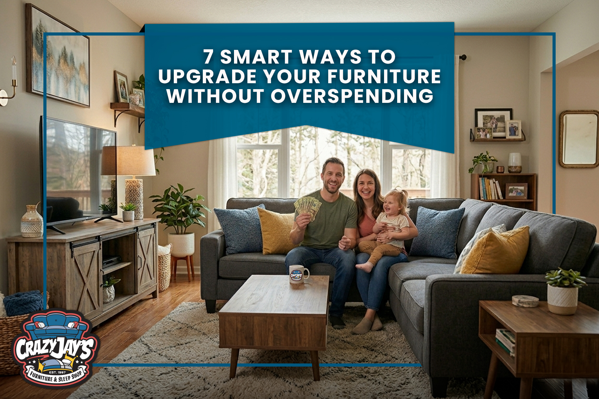 7 Smart Ways to Upgrade Your Furniture Without Overspending with Crazy Jays Furniture Store