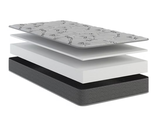 The MD Bamboo Foam Mattress is a Medium-comfort all-foam mattress designed for simple, supportive sleep